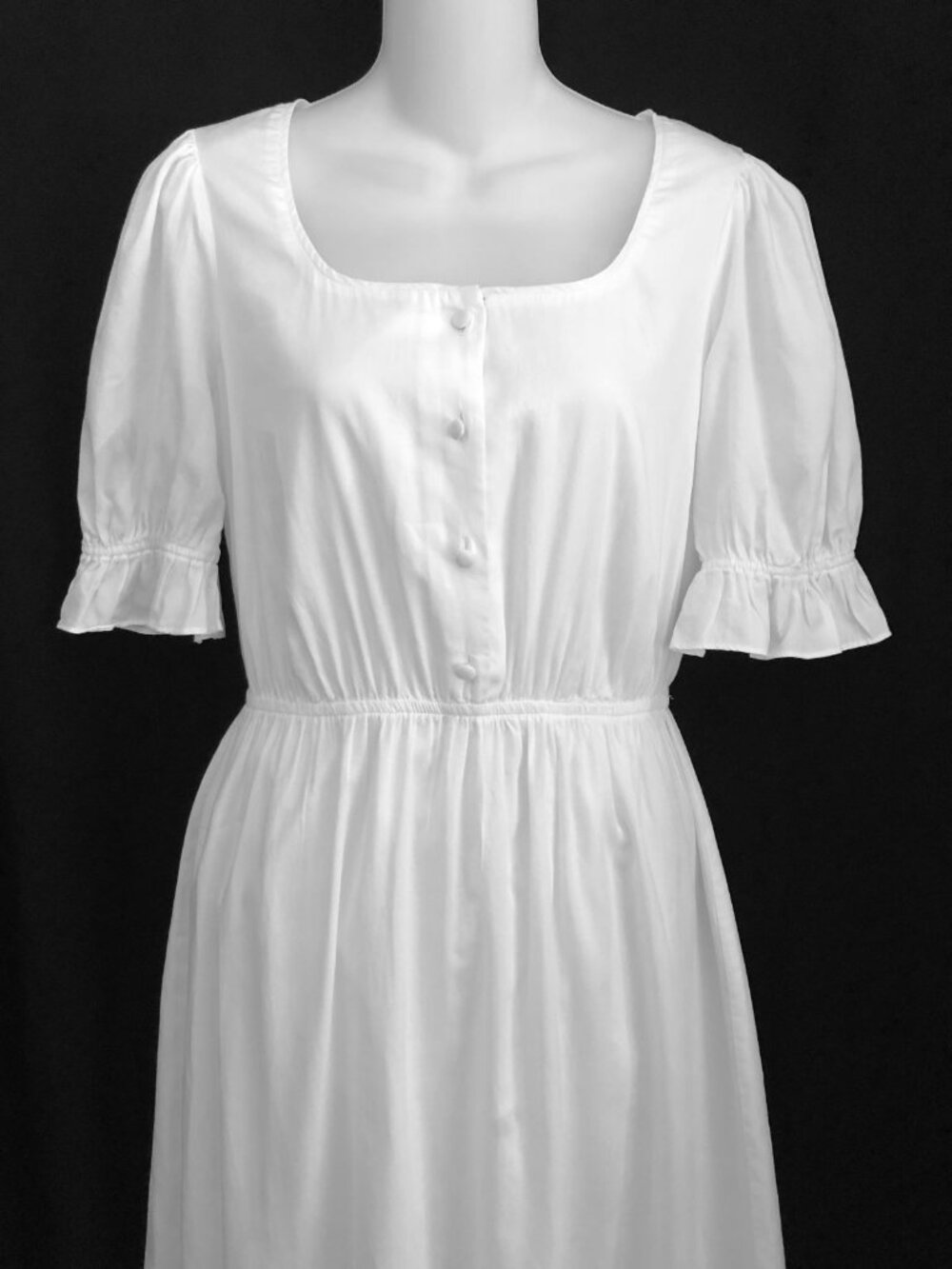 Gal Meets Glam White Cotton Maxi Blakely Dress - Picture 4 of 8